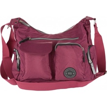 New Rebels taška přes rameno Crincle Topzin Burgundy vínová