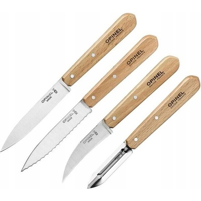 Opinel Kitchen Essentials Sada nožů a škrabek 4 ks