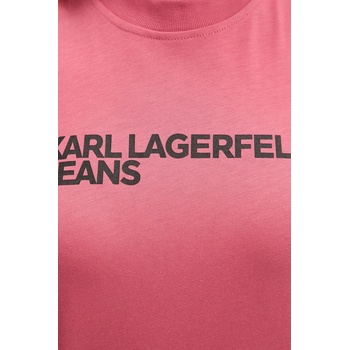Karl Lagerfeld Jeans Памучна тениска Karl Lagerfeld Jeans (A1W17005)