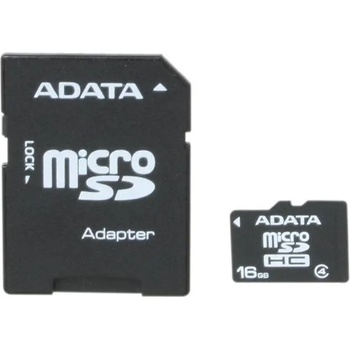 ADATA microSDHC 16GB C4 AUSDH16GCL4-RA1