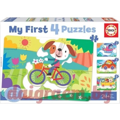 Educa Пъзел educa baby 18898 - 26 части - Превозни средства (edu18898)