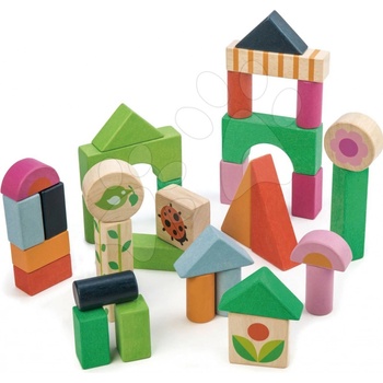 Tender Leaf Toys kocky na vidieku Courtyard Blocks