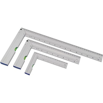 Alpha Tools Sada truhlářských úhelníků, hliník, 3 ks 101446