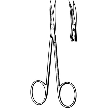 Iris НОЖИЦИ ИЗВИТИ/ПРАВИ 12/14 СМ / iris scissors - curved, straight 12/14 sm