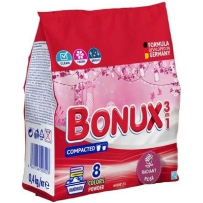 Bonux prací prášek Color Rose 400 g 8 PD