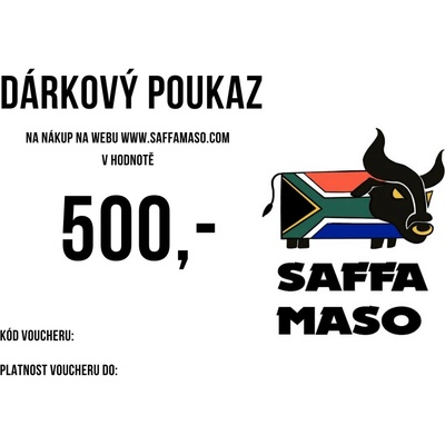 Dárkový poukaz na nákup hodnota poukazu: 500,- v dárkovém balení