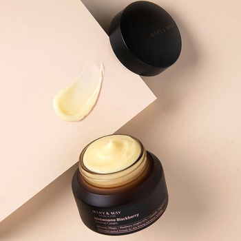 Mary & May Мултифункционален интензивен крем за лице с комплекс от идебенон и къпини MARY&MAY Idebenone + Blackberry Complex Intensive Cream (680879)