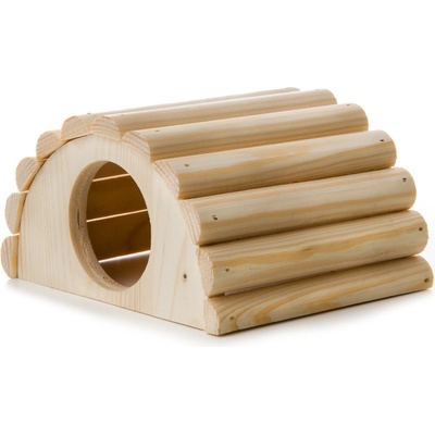 JK ANIMALS dřevěné iglú z masivu pro křečky 15 x 14 x 9 cm