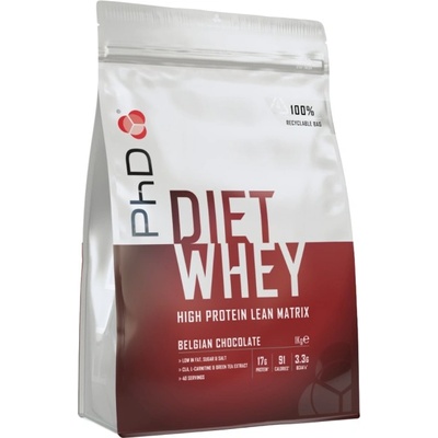 PhD Nutrition Diet Whey Protein [1000 грама] Белгийски Шоколад