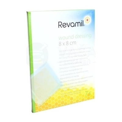 Revamil Wound dressing Krytie na hojenie rán 8 x 8 cm 7 ks