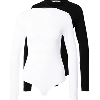 ABOUT YOU Тениска '2er pack Lulu Body' черно, бяло, размер 38