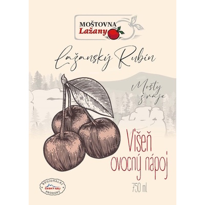 Moštovna Lažany Lažanský mošt višeň 750 ml