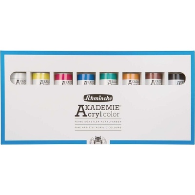 Schmincke Akademie Set Комплект акрилни бои 8 x 60 ml (76.2982)