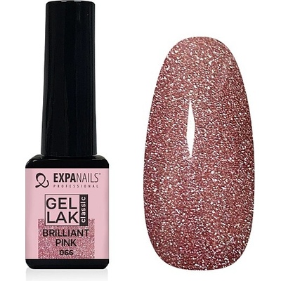 Expa nails expanails uv led gel lak brilliant pink třpyt 5 ml