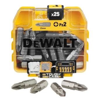 DEWALT Комплект битове, 25mm, 25pcs, PZ2, за ударни гайковерти