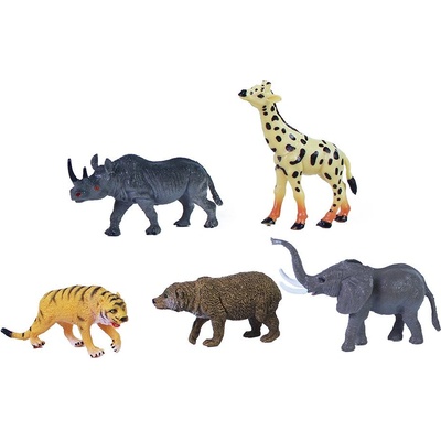 Rappa - Комплект фигурки Диви животни - 5 броя, 7-10 см