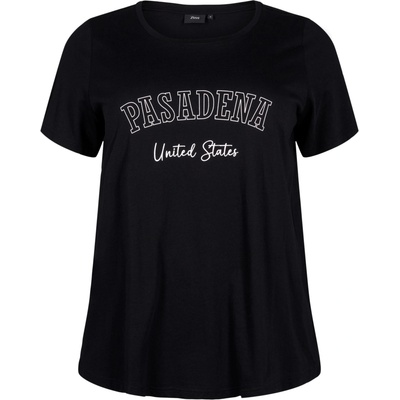 Zizzi Тениска 'VELIN' черно, размер S