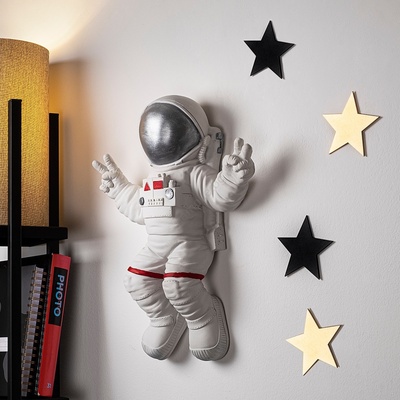 Asir Декорация за стена 47x35 см астронавт сребрист (AS2003)