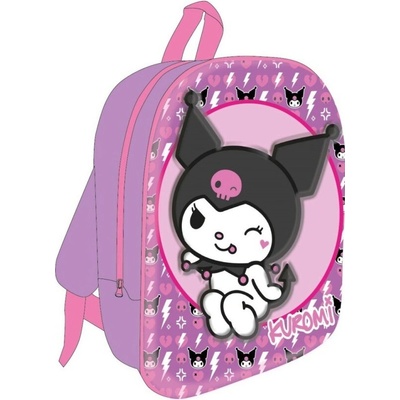 žiadna značka Batoh Hello Kitty Rebel Heart 3D, taška 30 cm