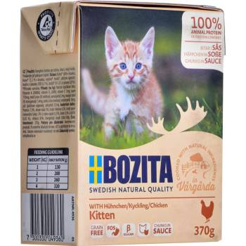Bozita Cat Kitten kousky v omáčce s kuřecím 370 g