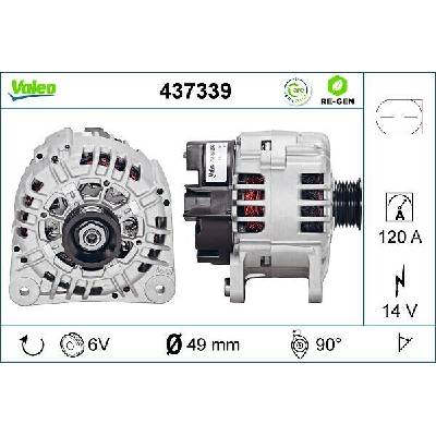 Alternátor VALEO 437339