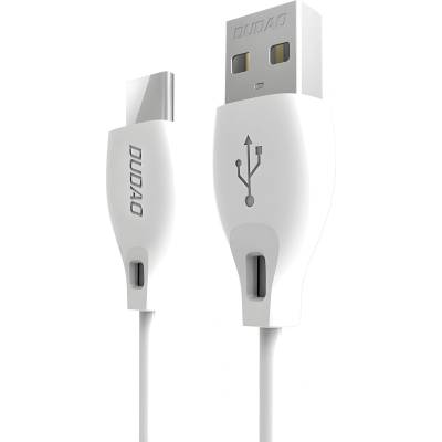 Dudao кабел USB тип C 2.1A 1m (L4T 1m) - Бял KP14094