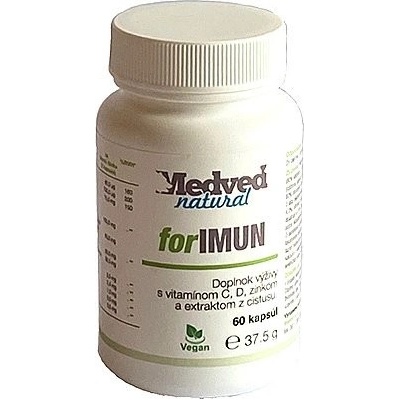 Medveď natural ForIMUN 60 kapslí