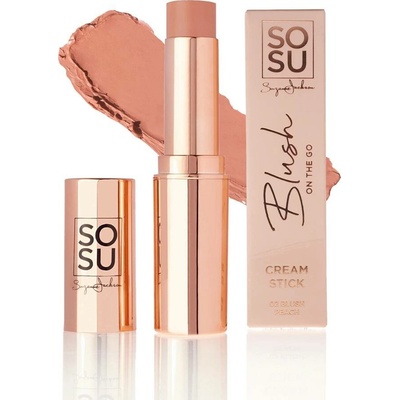 SOSU Cosmetics Tvářenka v tyčince Glow On the Go Blush Peach 7 g