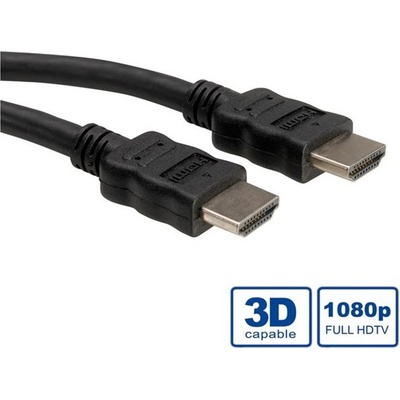 Roline Кабел Roline, HDMI(м) към HDMI(м), 1m, черен (11.99.5541)