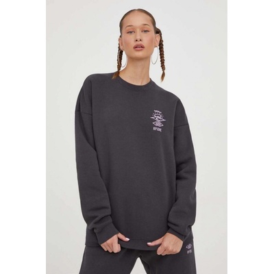 Rip Curl mikina ICONS CREW Washed Black