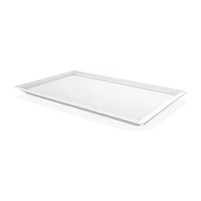 Kulsan KN-Плато меламин "Bono" GN 1/1 53х32.5cm БЯЛО/ЧЕРНО (0136893)