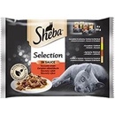 Kapsičky pre mačky SHEBA SELECTION Šťavnatý výber v šťave 4 x 85 g