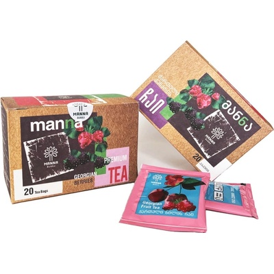 Plody Gruzie MANNA gruzínský ovocný čaj porcovaný 20 ks