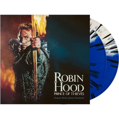 Soundtrack: Robin Hood: Prince of Thieves (Coloured White & Blue ) - 2Vinyl (LP) Vinyl