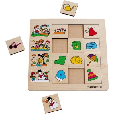 Beleduc Třídící puzzle Roční období