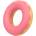 CalExotics Naughty Bits Dickin Donuts Silicone Donut Cock Ring Pink