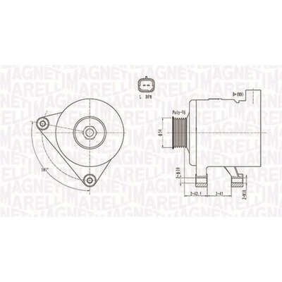 Generátor MAGNETI MARELLI 063731498010