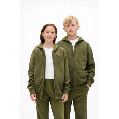 GAP Детски суитшърт с лого VintageSoft Unisex GAP GAP | Zelen | Момчешки | S