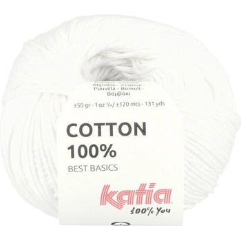 Katia Cotton 100% biela 01