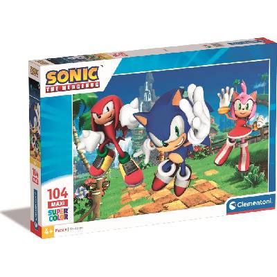 Clementoni - Puzzle Sonic MAXI - 100 piese