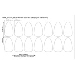 ZINTA Самозалепващи TH етикети ZINTA 59x35 мм, 1250 ет. /ролка, Special Shape (59X35X1250-TH-FS)