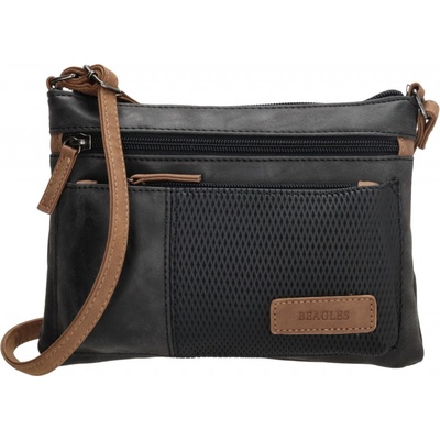 Beagles Brunete dámska crossbody kabelka 24 cm čierna