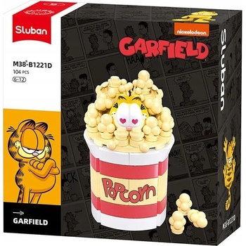 Sluban B1221D Garfield v popcornu