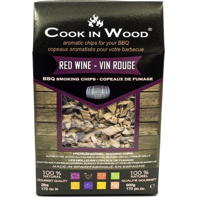 Cook in Wood Red wine udící lupínky, 900 g