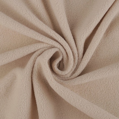 Pro Háčkování Látka polar fleece světle béžová
