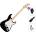 Squier Affinity Series Stratocaster MN WPG Basic SET Black Електрическа китара