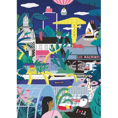 Pieces & Peace - Puzzle Nantes extraordinaire by night - 1 000 piese