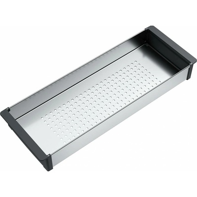 Odkapávací miska do velké komory dřezu FRANKE 112.0066.060, 156 mm x 417 mm, nerez / černý plast