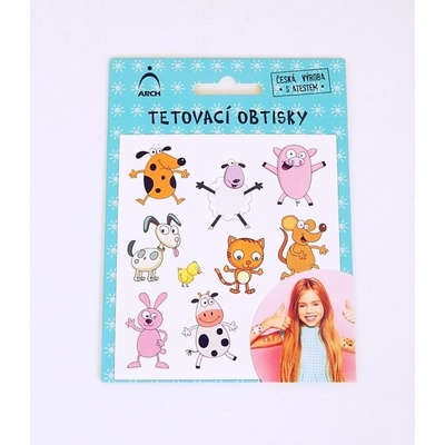 Samolepky tetování ZVÍŘÁTKA 2532