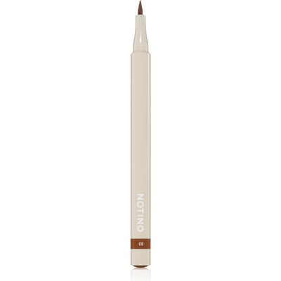 Notino Lifeproof Eyebrow Felt Pen водоустойчив маркер за вежди 03 Warm Brown 1ml